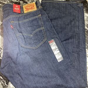 Levi's 505 Regular Fit Straight Blue Jeans Men's Size 40X30 RT$59 New 1136 Mm51
